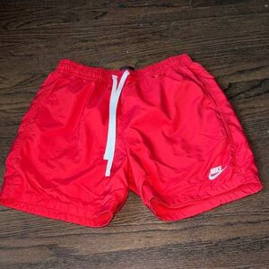 Nike Men's Vivid Red Sports Shorts